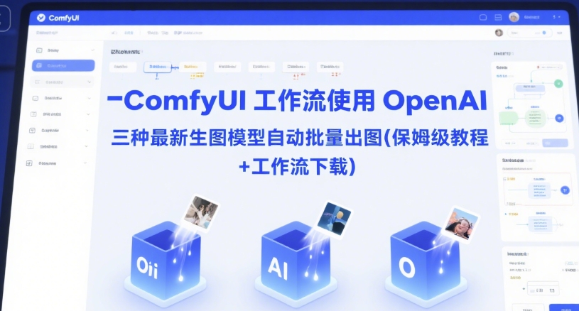ComfyUI 工作流使用 OpenAI 三种最新生图模型自动批量出图(保姆级教程+工作流下载) - 卡易购-数字权益卡券营销自助平台-卡易购-数字权益卡券营销自助平台