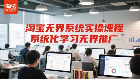 淘宝无界系统实操课程，系统化学习无界推广 - 卡易购-数字权益卡券营销自助平台-卡易购-数字权益卡券营销自助平台