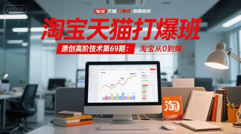 淘宝天猫打爆班原创高阶技术第69期：淘宝从0到爆 - 卡易购-数字权益卡券营销自助平台-卡易购-数字权益卡券营销自助平台