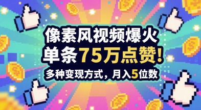 3分钟做出孤独感拉满的素风插画视频，单条点赞75W，谁发谁火系列，多种变现方式，月入5位数 - 卡易购-数字权益卡券营销自助平台-卡易购-数字权益卡券营销自助平台