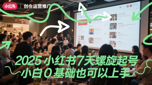 2025小红书7天螺旋起号，小白0基础也可以上手 - 卡易购-数字权益卡券营销自助平台-卡易购-数字权益卡券营销自助平台