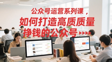 公众号运营系列课，如何打造高质量挣钱的公众号 - 卡易购-数字权益卡券营销自助平台-卡易购-数字权益卡券营销自助平台