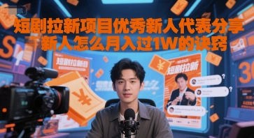 短剧拉新项目优秀新人代表分享新人怎么月入过1W的诀窍 - 卡易购-数字权益卡券营销自助平台-卡易购-数字权益卡券营销自助平台