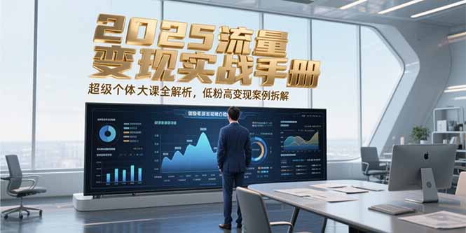 2025流量变现实战手册，超级个体大课全解析，低粉高变现案例拆解 - 卡易购-数字权益卡券营销自助平台-卡易购-数字权益卡券营销自助平台
