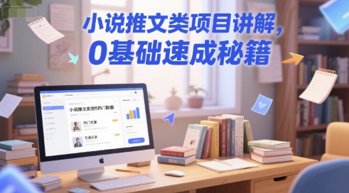 小说推文类项目讲解，0 基础速成秘籍 - 卡易购-数字权益卡券营销自助平台-卡易购-数字权益卡券营销自助平台