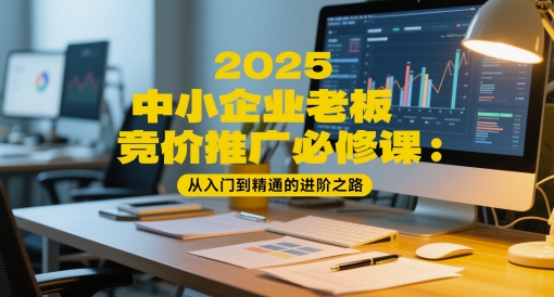2025中小企业老板竞价推广必修课：从入门到精通的进阶之路 - 卡易购-数字权益卡券营销自助平台-卡易购-数字权益卡券营销自助平台