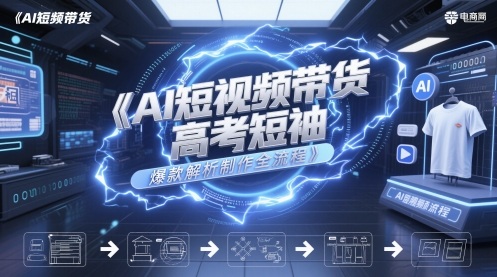 AI短视频带货高考短袖爆款解析制作全流程 - 卡易购-数字权益卡券营销自助平台-卡易购-数字权益卡券营销自助平台