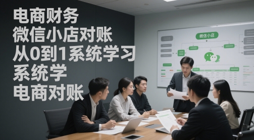 电商财务微信小店对账，从0到1系统学习电商对账 - 卡易购-数字权益卡券营销自助平台-卡易购-数字权益卡券营销自助平台