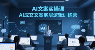 AI文案实操课，AI成交文案底层逻辑训练营 - 卡易购-数字权益卡券营销自助平台-卡易购-数字权益卡券营销自助平台
