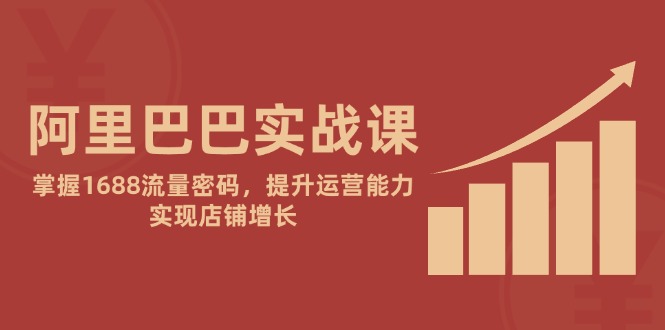阿里巴巴实战课：掌握1688流量密码，提升运营能力，实现店铺增长 - 卡易购-数字权益卡券营销自助平台-卡易购-数字权益卡券营销自助平台